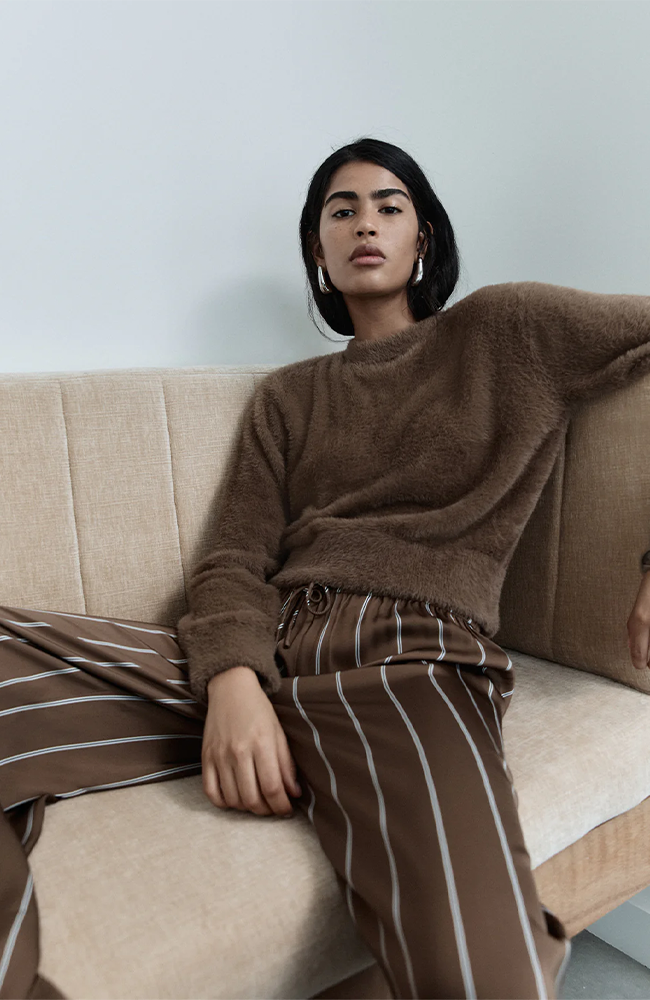 Tate Knit Top - Tan