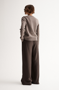 Saschia Knit Cardigan - Chocolate