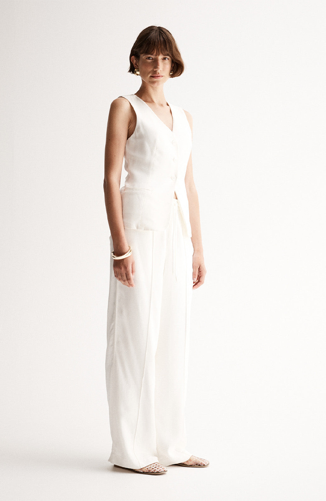 Bree Vest - Ivory