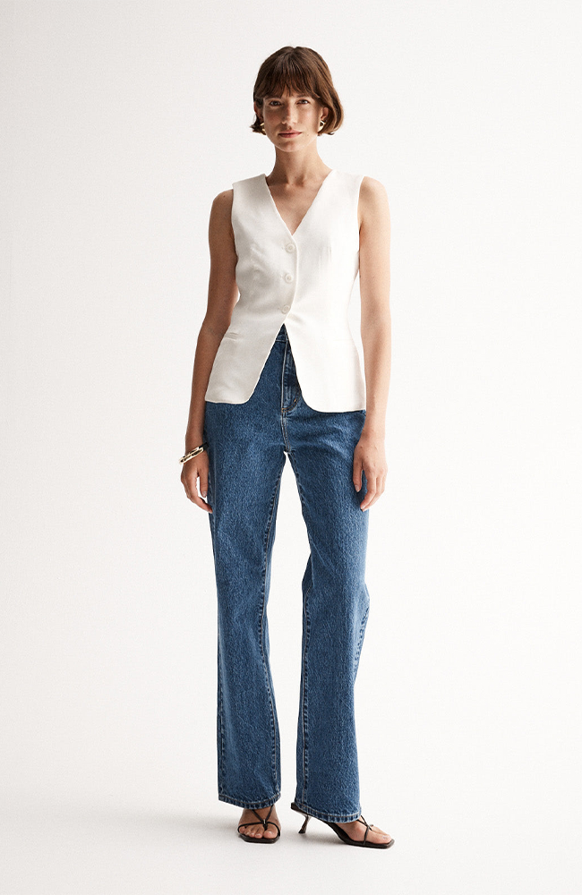 Bree Vest - Ivory