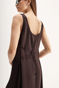Mina Maxi Dress - Chocolate