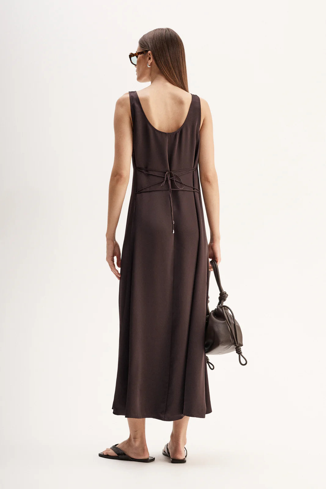 Mina Maxi Dress - Chocolate