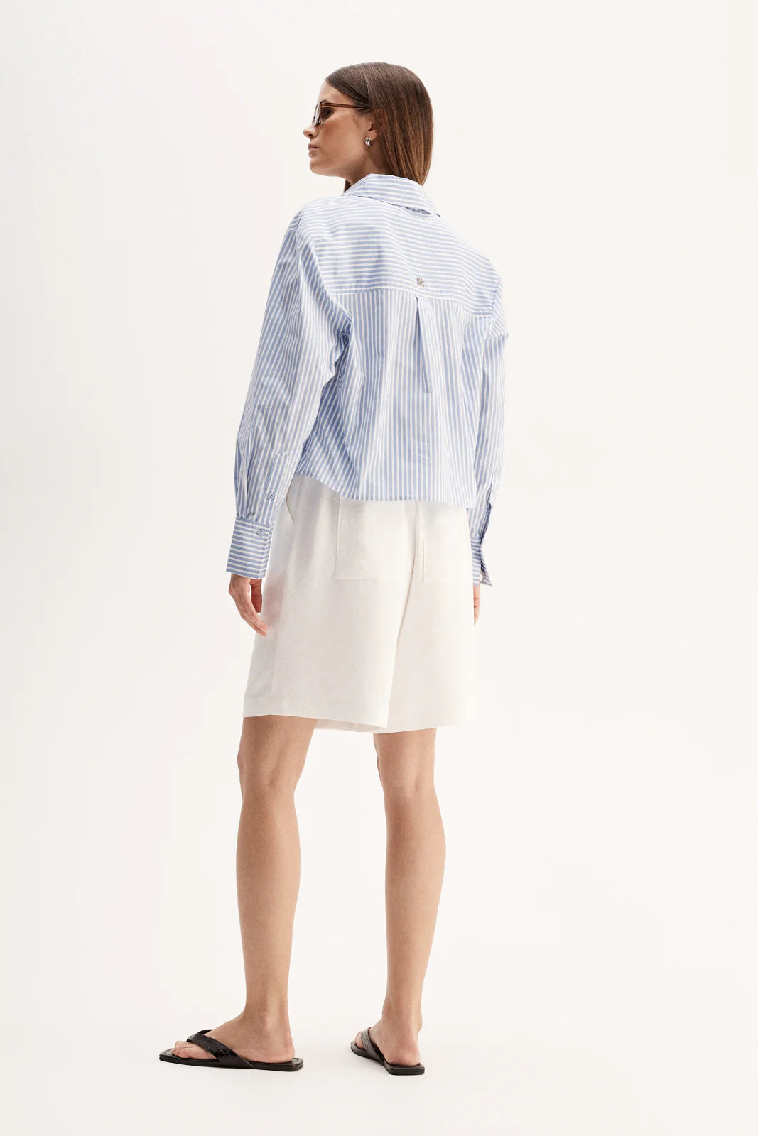 Dash Stripe Shirt - Blue Stripe