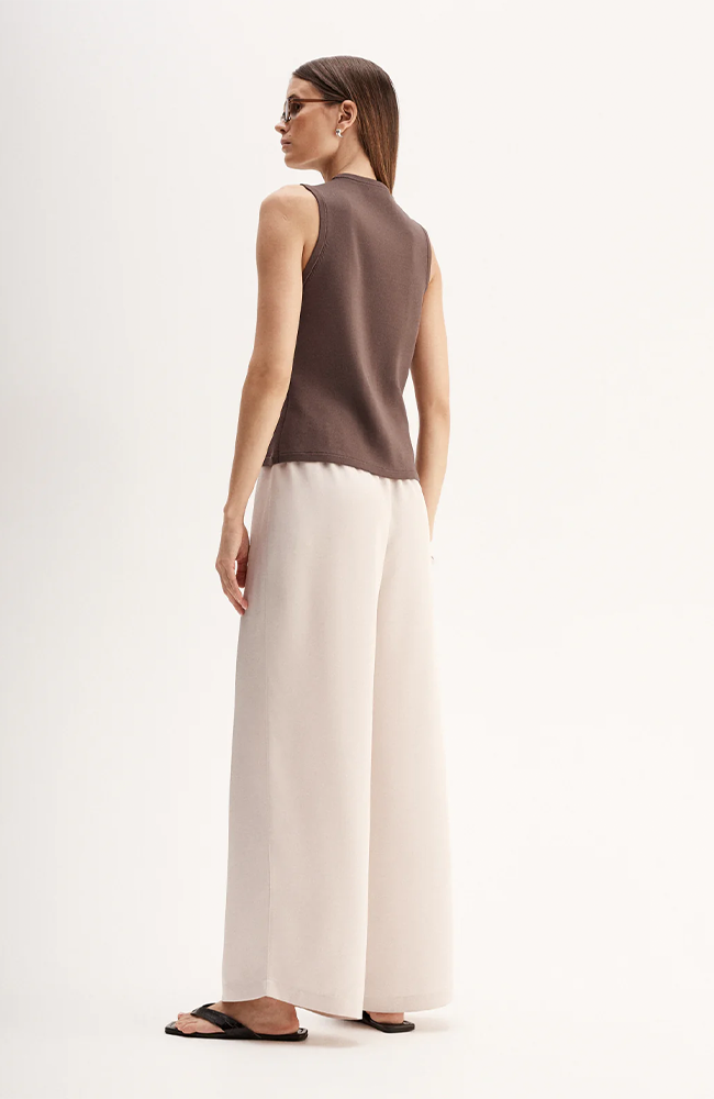 Lana Knit Vest - Chocolate