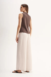 Lana Knit Vest - Chocolate