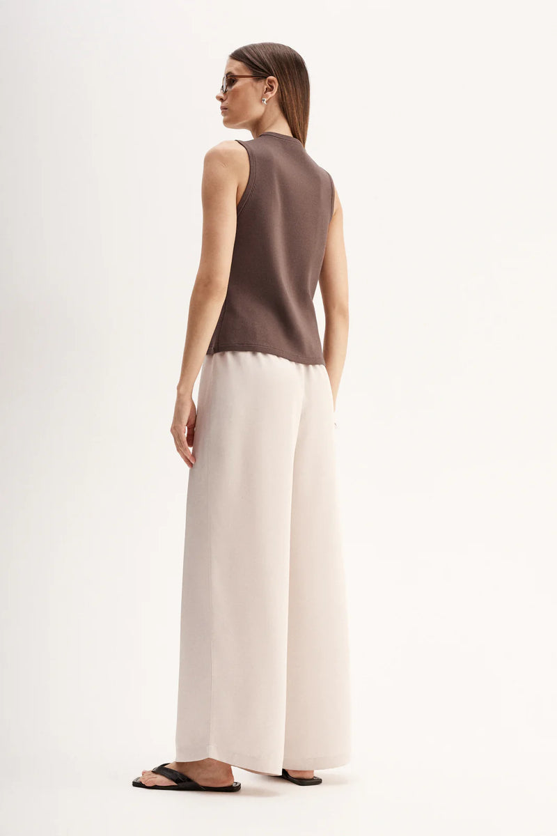 Lana Knit Vest - Chocolate