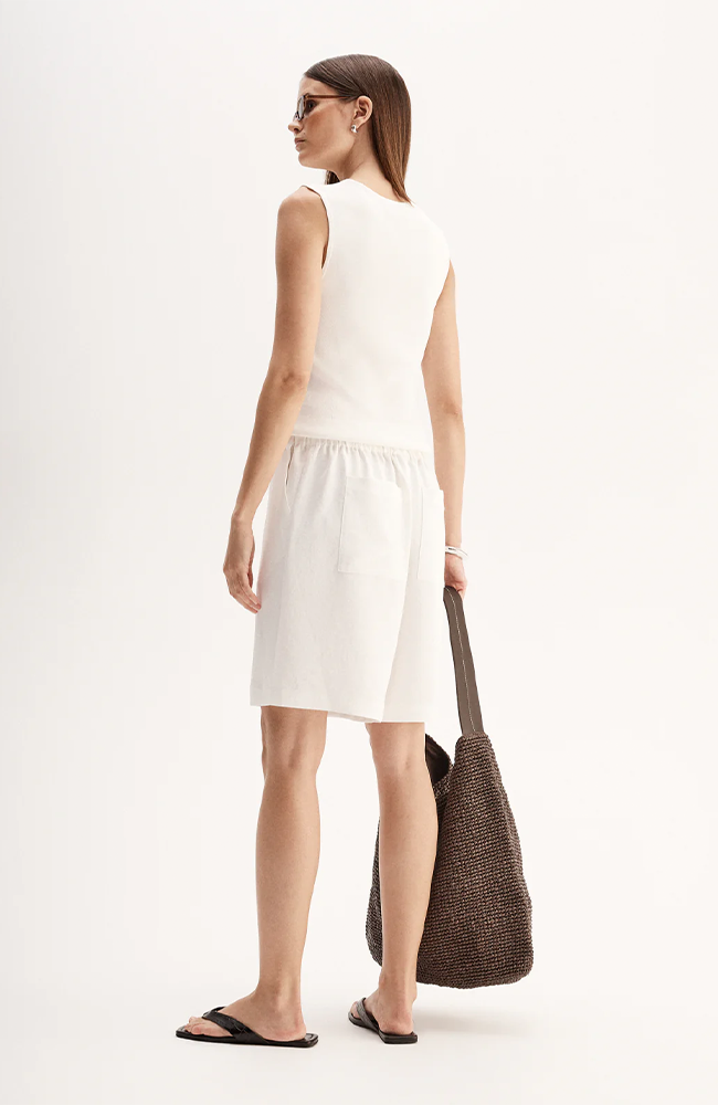 Hayes Knit Top - White