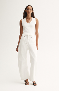 Chelsea Denim Jean - White
