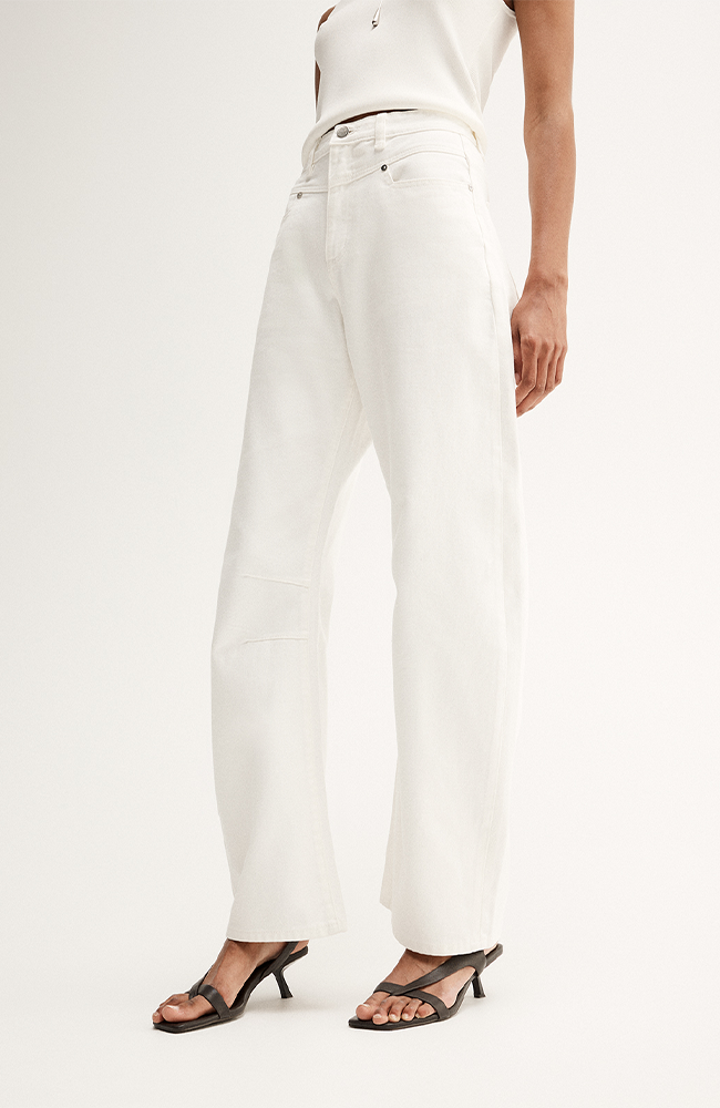 Chelsea Denim Jean - White