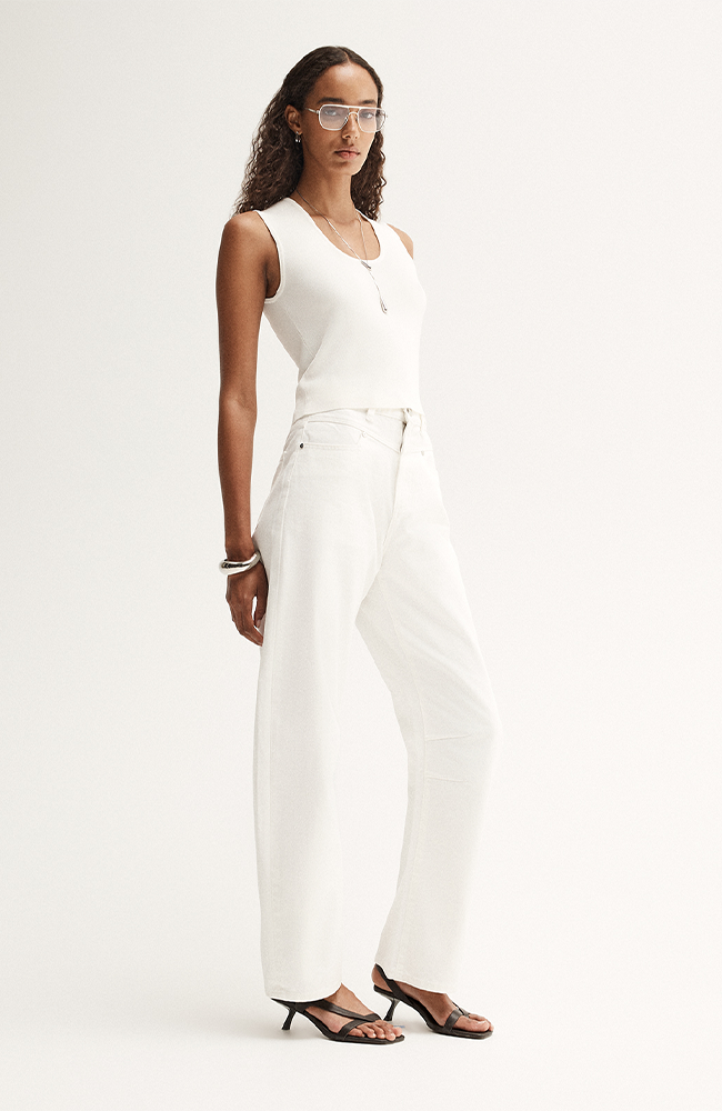 Hayes Knit Top - White