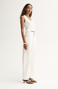 Hayes Knit Top - White