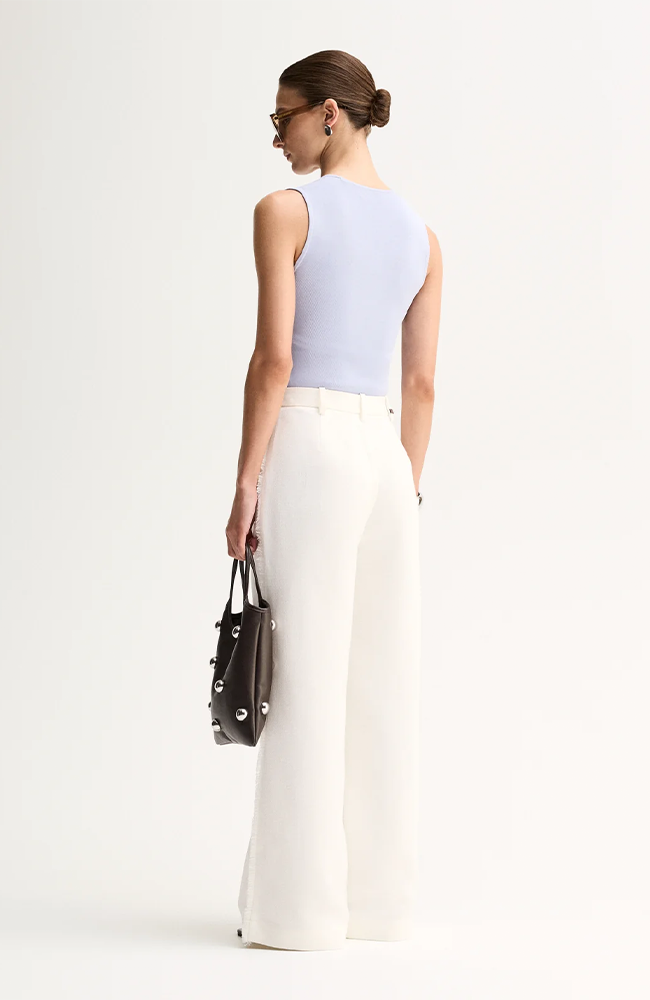 Hayes Knit Top - Pale Blue