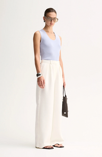 Hayes Knit Top - Pale Blue