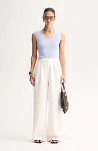 Hayes Knit Top - Pale Blue