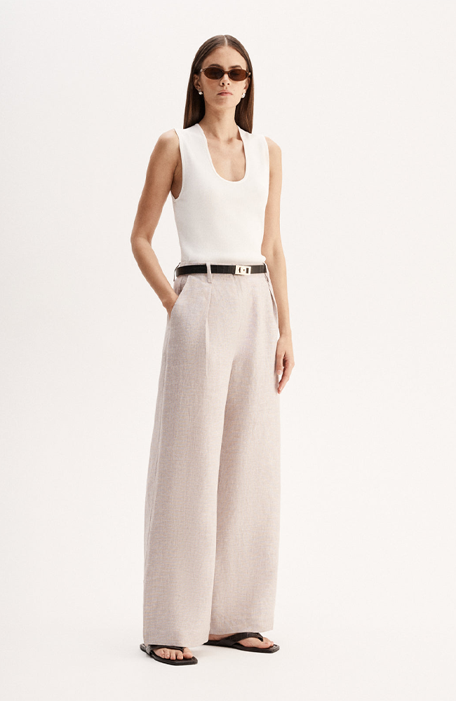 Harlow Pant - Natural