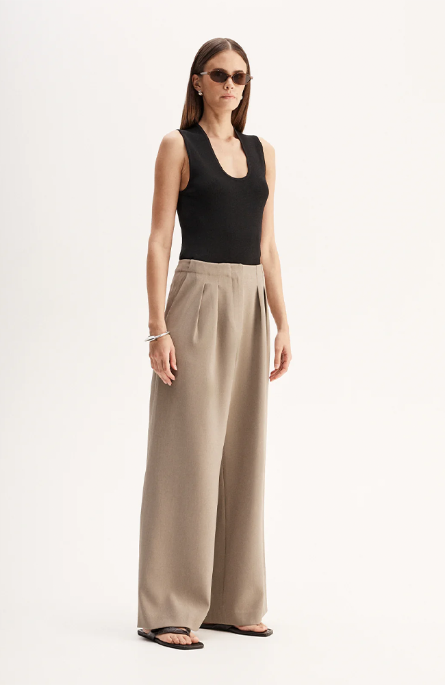 Lora Pant - Taupe