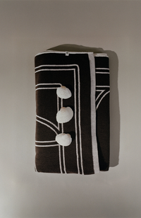 Beau Towel- Chocolate Ecru