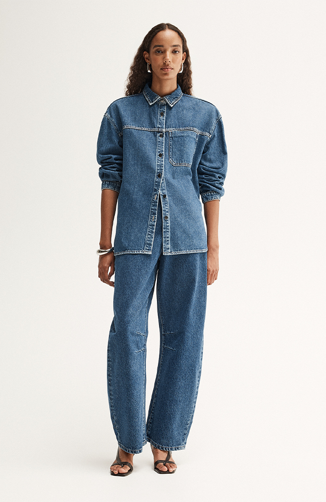 Kennedy Denim Shirt - Dark Indigo