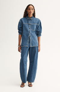 Kennedy Denim Shirt - Dark Indigo