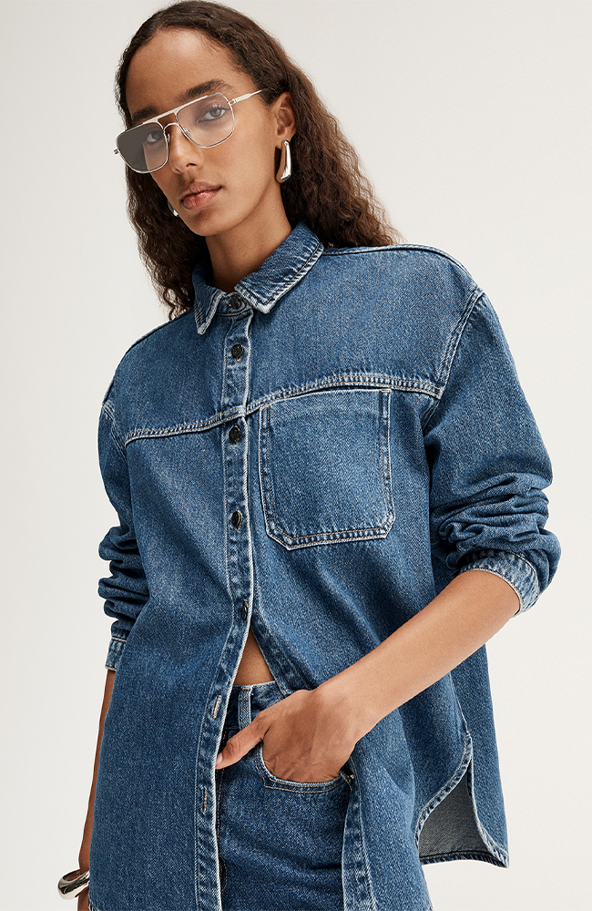 Kennedy Denim Shirt - Dark Indigo