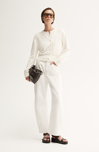 Posie Knit Cardigan - White