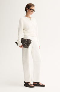 Posie Knit Cardigan - White