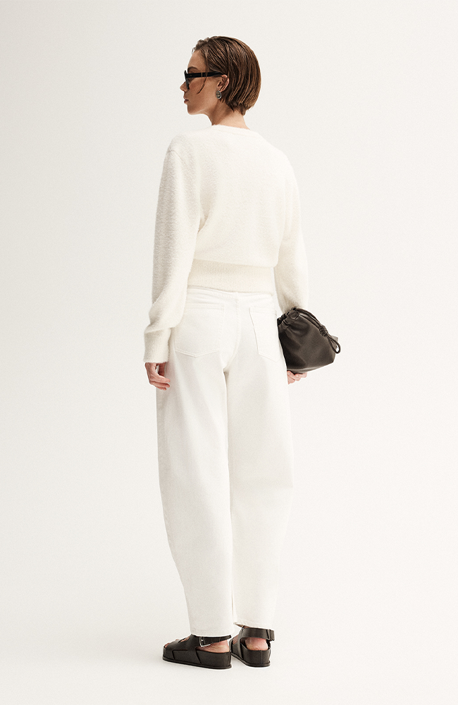 Posie Knit Cardigan - White