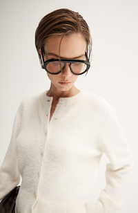 Posie Knit Cardigan - White