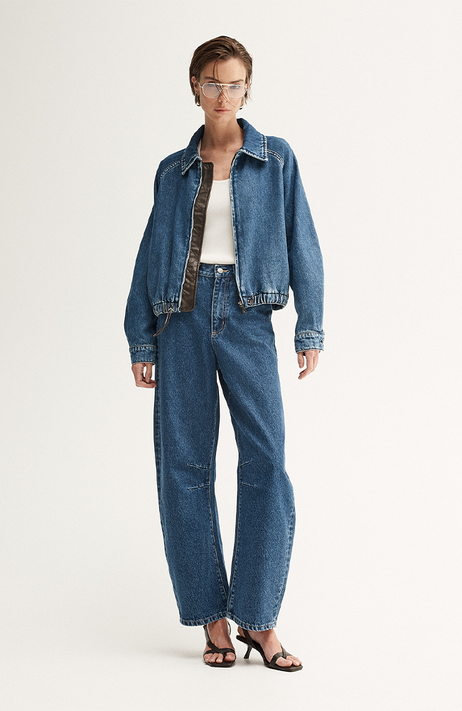 Addison Denim Jacket - Dark Indigo