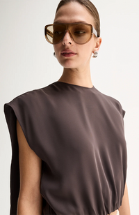 Harper Cape Top - Slate