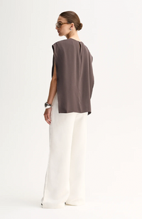 Harper Cape Top - Slate