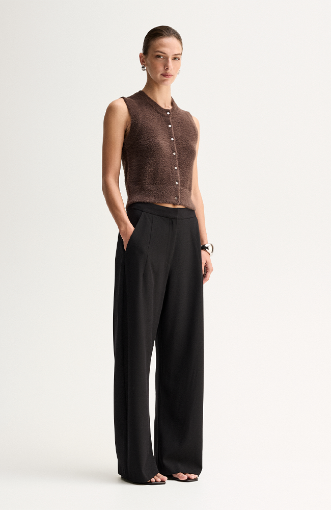 Dune Knit Cardigan - Chocolate
