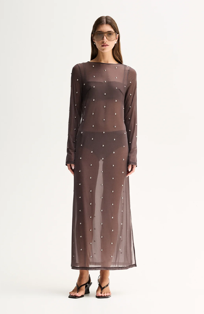 Rowe Long Sleeve Maxi Dress - Slate