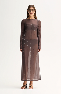 Rowe Long Sleeve Maxi Dress - Slate