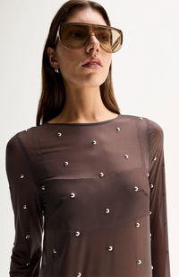 Rowe Long Sleeve Maxi Dress - Slate