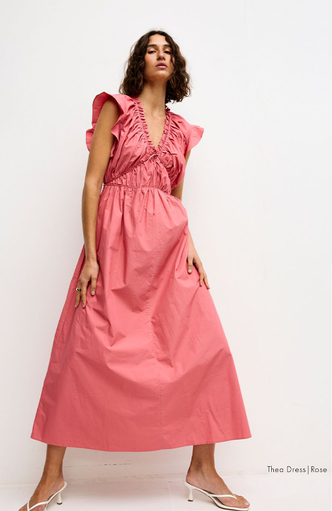 Thea Dress - Rose