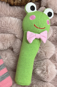 Hand Made Rattle - Frog
