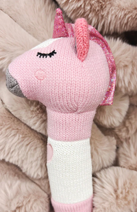 Hand Made Rattle - Unicorn