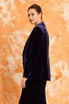 Surry Velvet Jacket - Navy