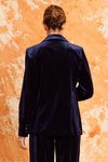 Surry Velvet Jacket - Navy