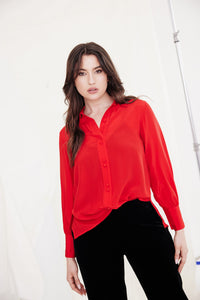 Inez Shirt -Red