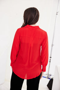 Inez Shirt -Red