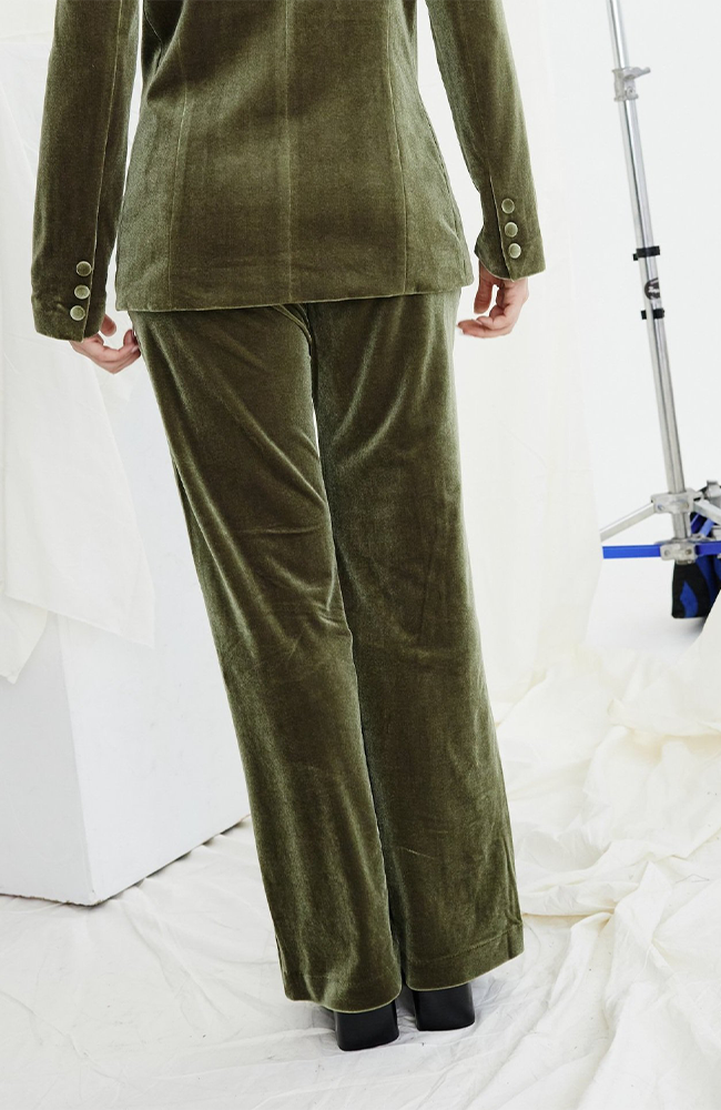 Surry Velvet Pant - Oregano