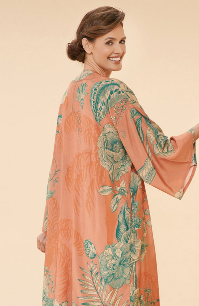 Kimono Gown - Floral Jungle, Petal