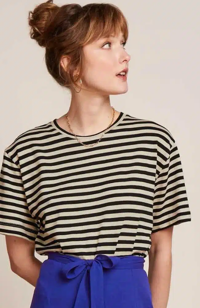 Boxy Tee - Chopito Stripe