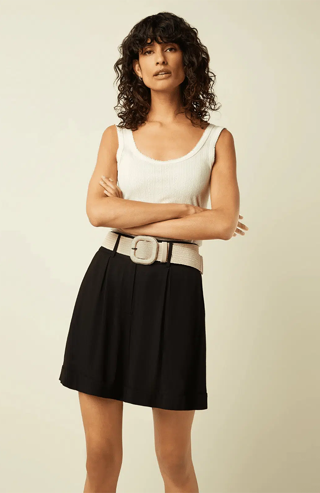 Raffia Belt - Marzipan