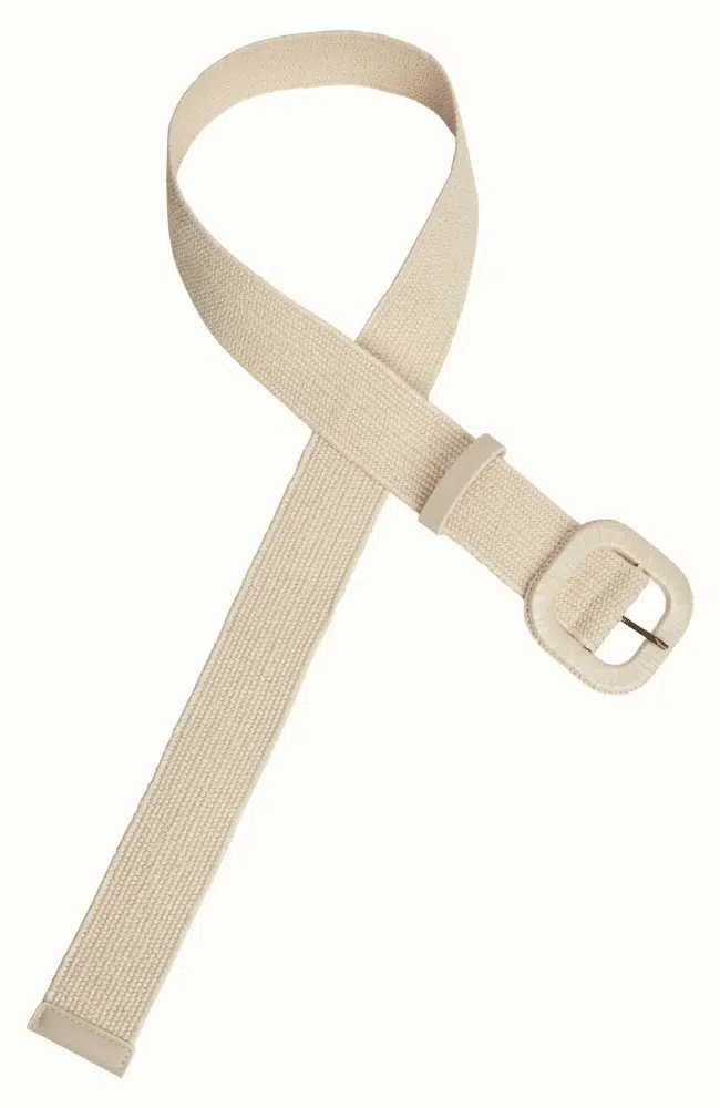 Raffia Belt - Marzipan