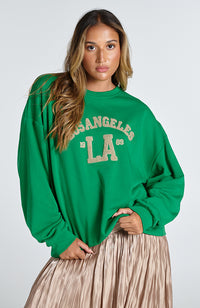 LA Sweater - Emerald