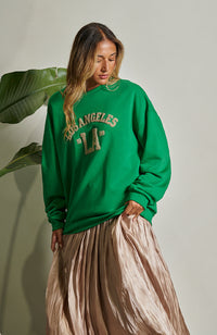 LA Sweater - Emerald