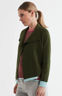 Milano Knit Jacket - Olive
